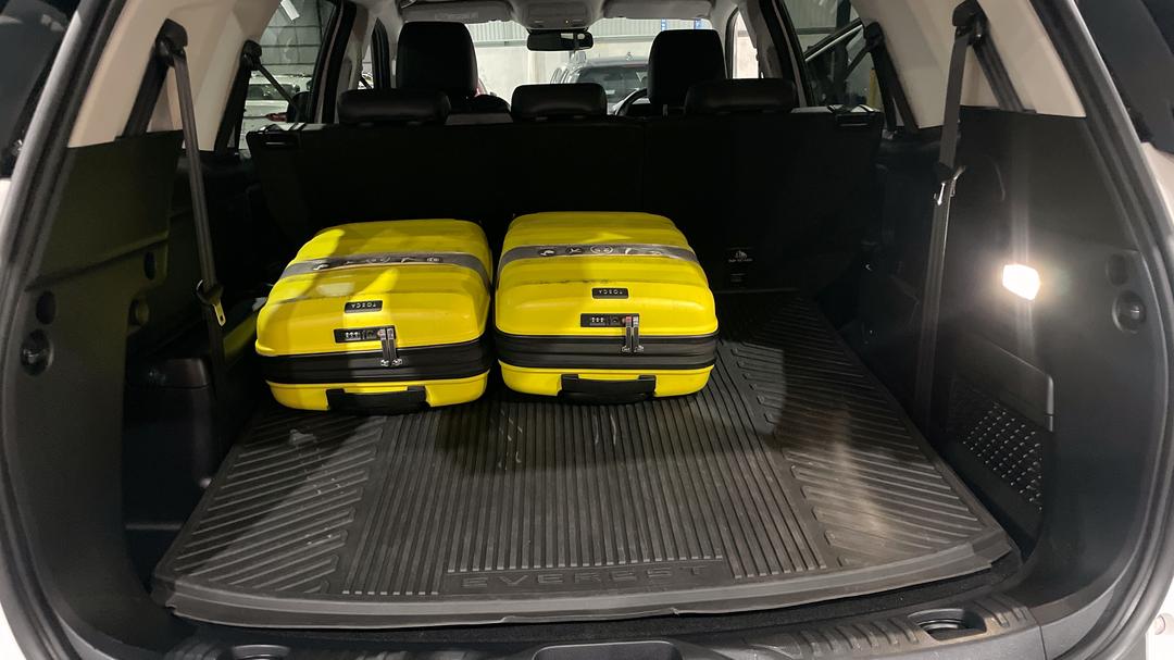 2024 Ford Everest Sport (4WD), Automatic, 34809 km, Boot Inside View with Luggage