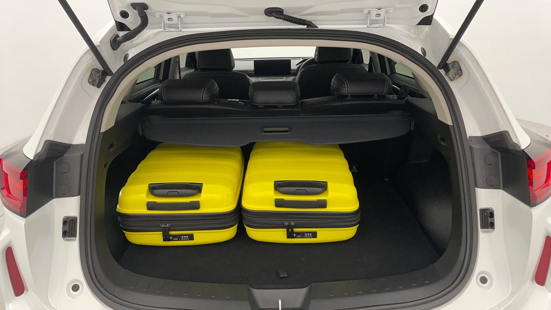 Boot Inside View with Luggage