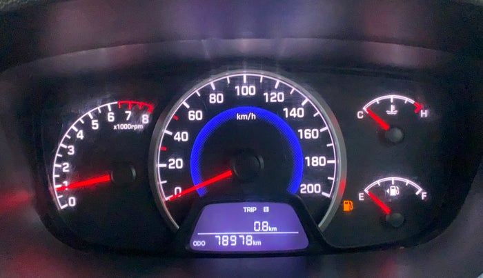 2017 Hyundai Grand i10 SPORTZ 1.2 KAPPA VTVT, Petrol, Manual, 79,029 km, Odometer Image