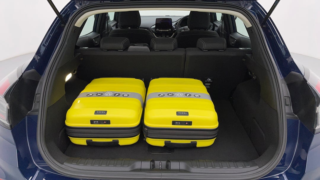 Boot Inside View with Luggage