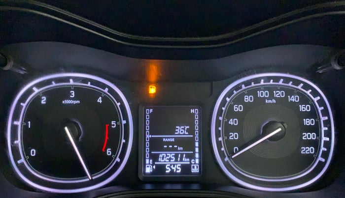 2019 Maruti Vitara Brezza ZDI, Diesel, Manual, 1,02,604 km, Odometer Image