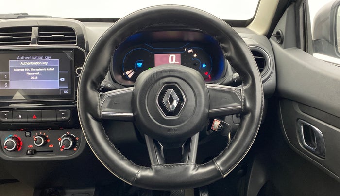 2020 Renault Kwid 1.0 RXT Opt, Petrol, Manual, 13,962 km, Steering Wheel Close Up