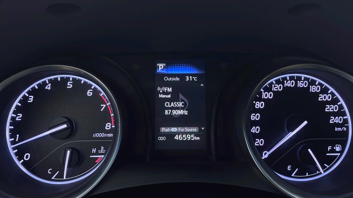 Toyota Camry-Odometer View