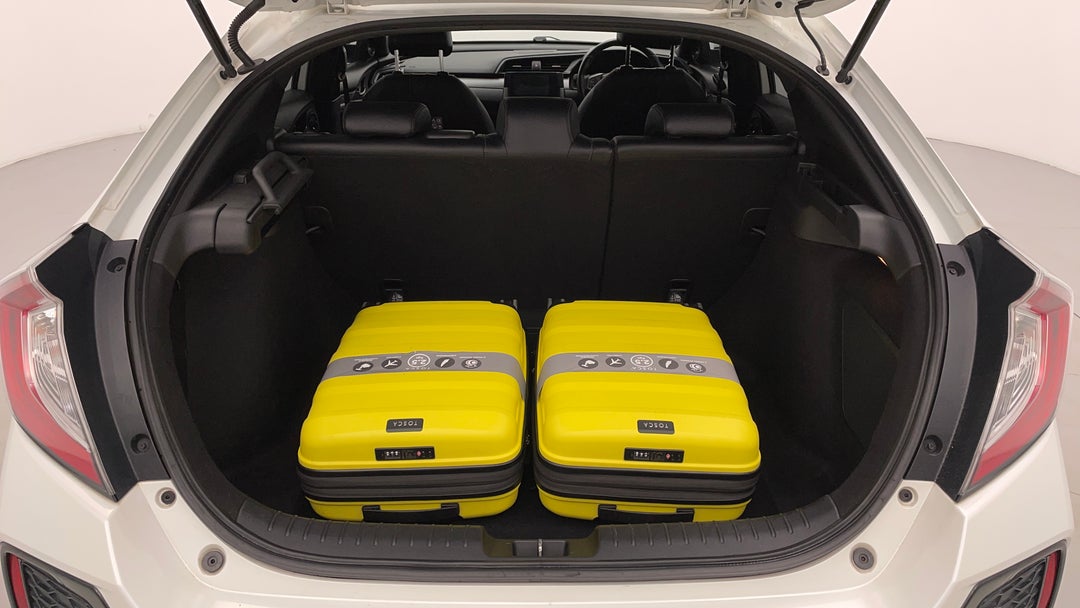 Boot Inside View with Luggage