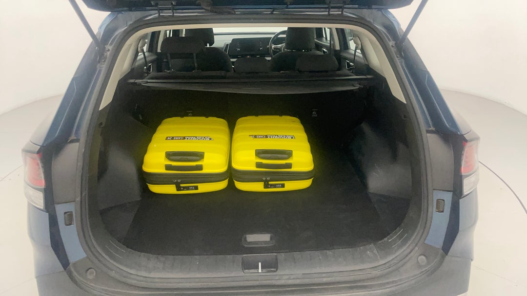 Boot Inside View with Luggage