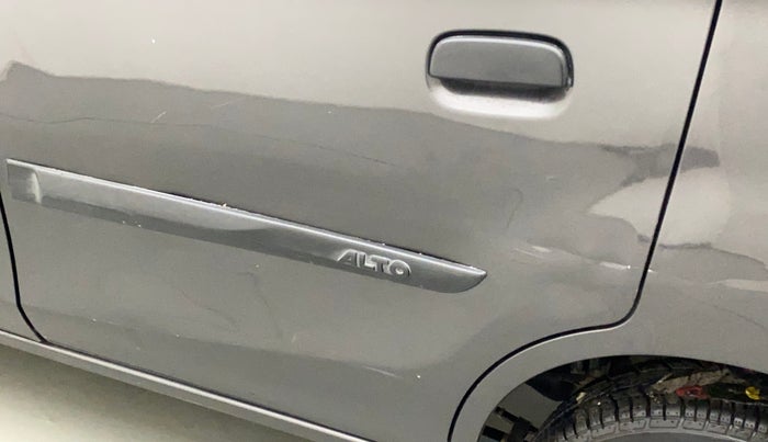 2018 Maruti Alto K10 VXI, Petrol, Manual, 24,278 km, Rear left door - Minor scratches