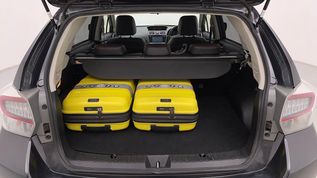 Boot Inside View with Luggage