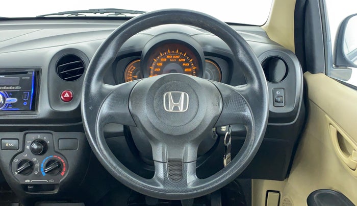 2014 Honda Amaze 1.2 EMT I VTEC, Petrol, Manual, 27,324 km, Steering Wheel Close Up
