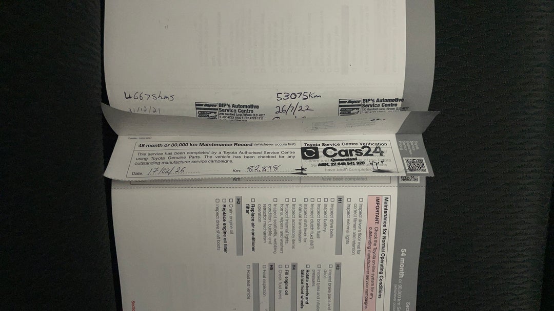 2017 Toyota Corolla Ascent, Automatic, 82899 km, Service History