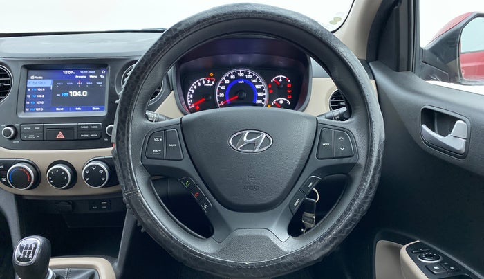 2017 Hyundai Grand i10 Sportz(O) 1.2 MT, Petrol, Manual, 41,492 km, Steering Wheel Close Up