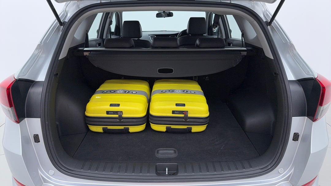 Boot Inside View with Luggage