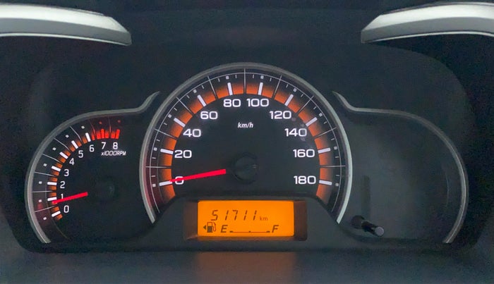 2017 Maruti Alto K10 VXI P, Petrol, Manual, 51,856 km, Odometer Image