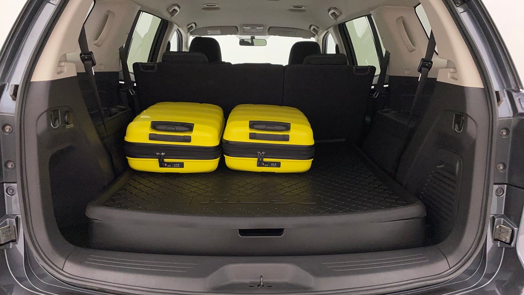 Boot Inside View with Luggage