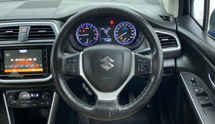 2020 Maruti S Cross ALPHA 1.5 SMART HYBRID, Petrol, Manual, 55,419 km, Steering Wheel Close Up