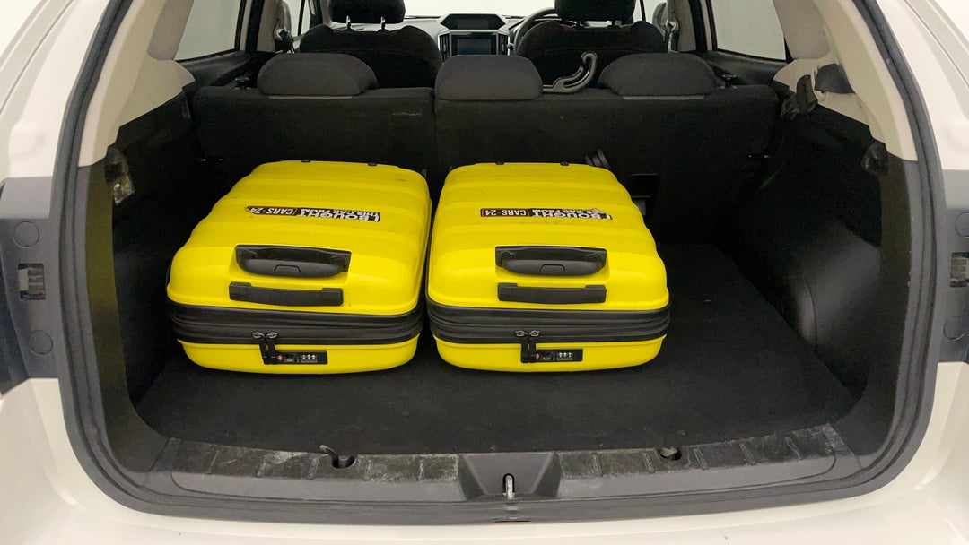 Boot Inside View with Luggage