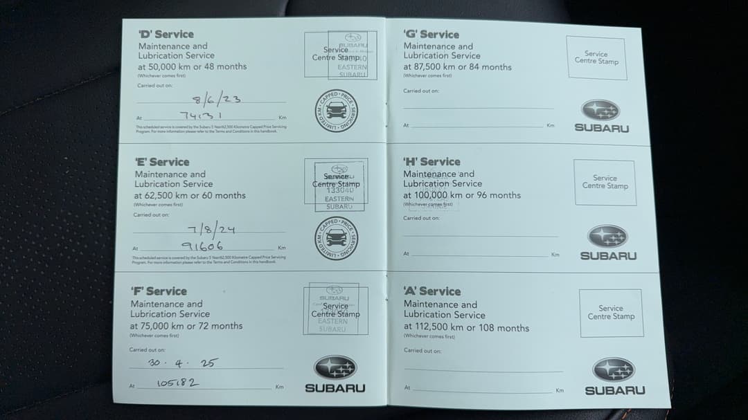 Service History