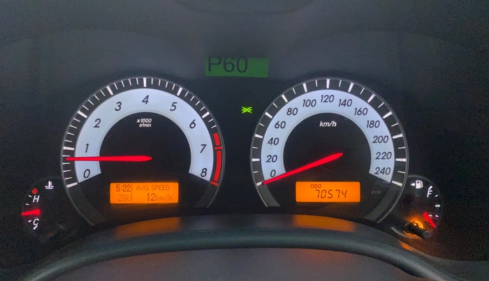2013 Toyota Corolla Altis GL PETROL, Petrol, Manual, 70,574 km, Odometer Image
