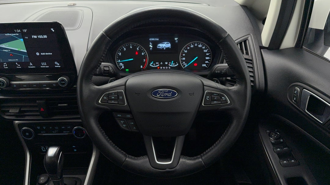 2019 Ford Ecosport Titanium, Automatic, 42366 km, Steering Wheel Close-up