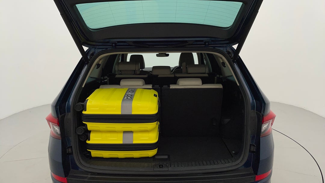 Boot Inside View with Luggage