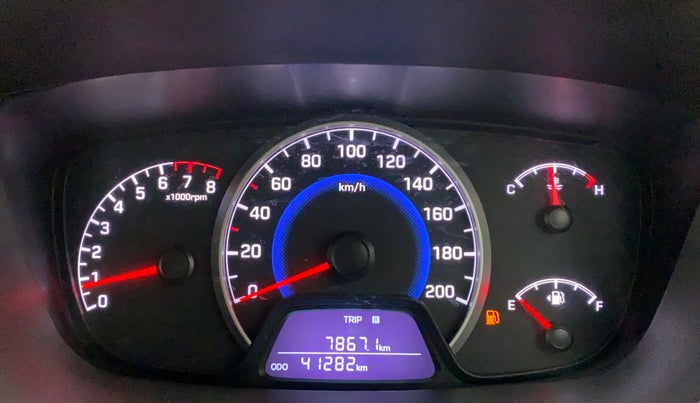 2017 Hyundai Grand i10 MAGNA 1.2 VTVT, Petrol, Manual, 41,356 km, Odometer Image
