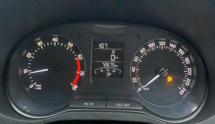 2018 Skoda Rapid AMBITION 1.6 MPI MT, Petrol, Manual, 72,675 km, Odometer Image