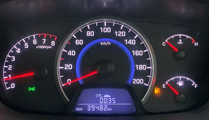2016 Hyundai Grand i10 SPORTZ 1.2 KAPPA VTVT, Petrol, Manual, 39,532 km, Odometer Image