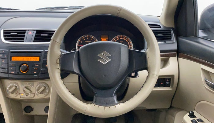 2014 Maruti Swift Dzire VXI, Petrol, Manual, 47,372 km, Steering Wheel Close Up