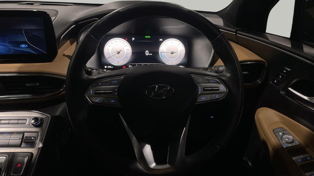 2021 Hyundai Santa Fe Highlander Crdi (AWD), Automatic, 77853 km, Steering Wheel Close-up