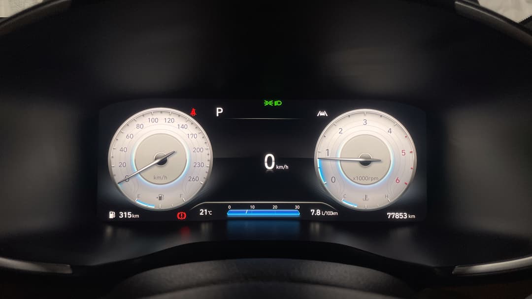 2021 Hyundai Santa Fe Highlander Crdi (AWD), Automatic, 77853 km, Odometer View
