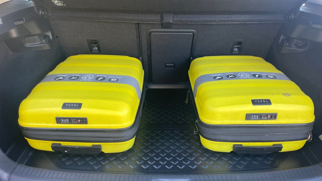 Boot Inside View with Luggage