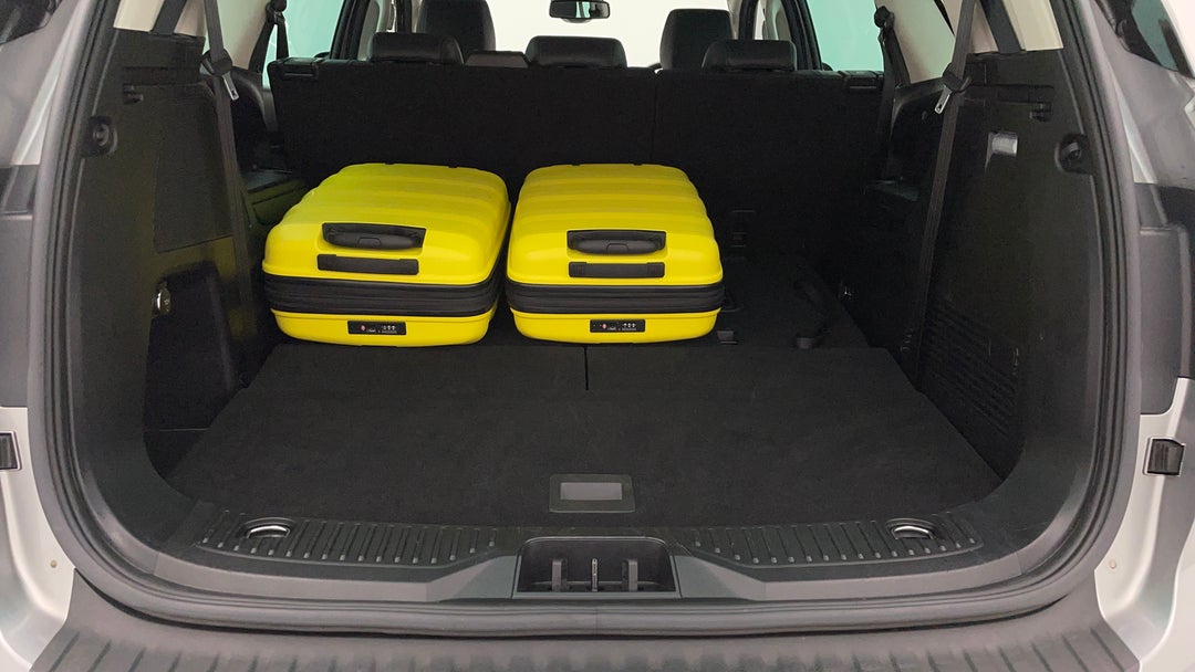 Boot Inside View with Luggage