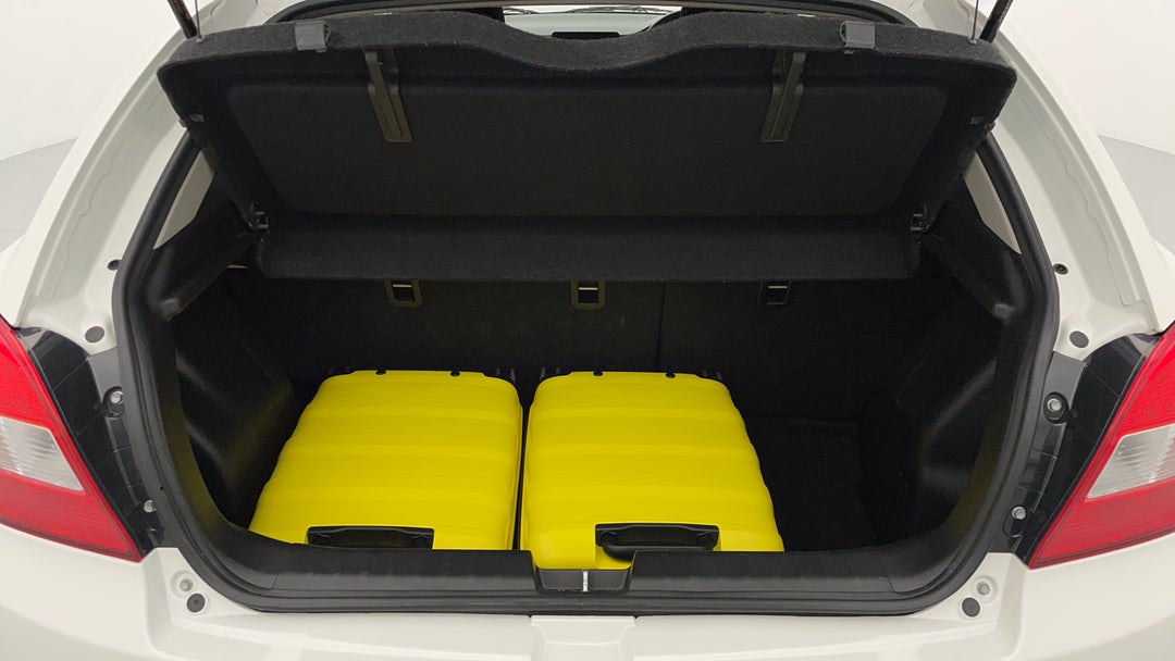 Boot Inside View with Luggage