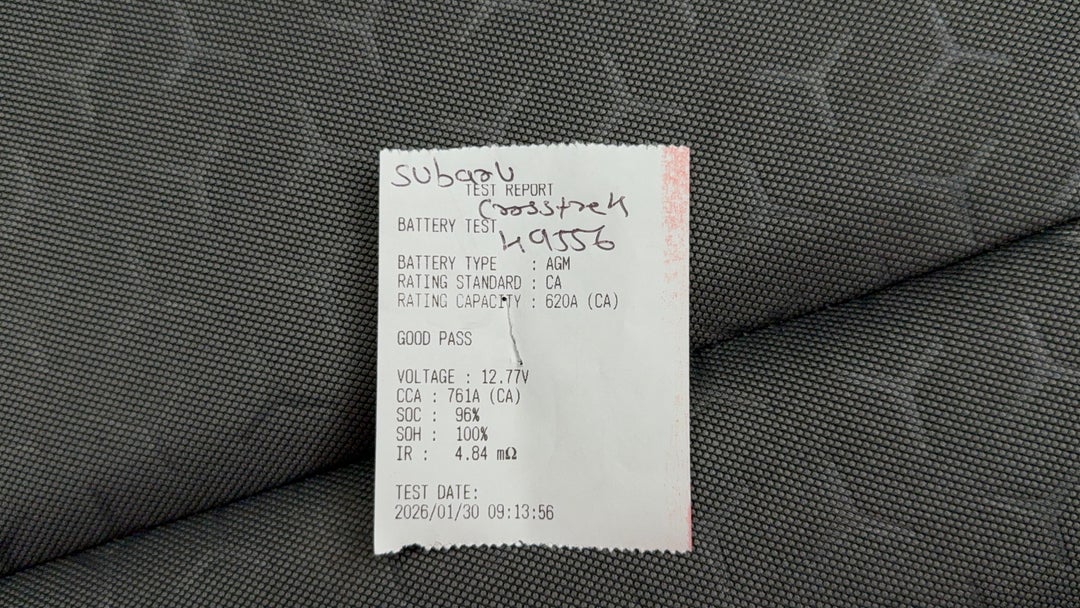2024 Subaru Crosstrek Awd 2.0l, Automatic, 30649 km, Car Battery Health