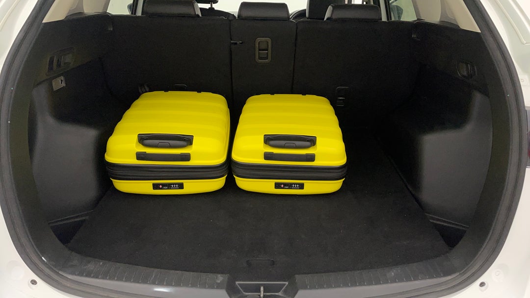 Boot Inside View with Luggage