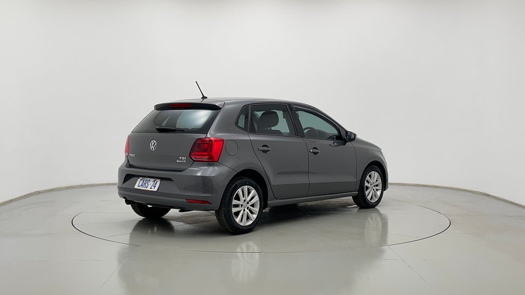 2017 Volkswagen Polo 81 Tsi Comfortline, Automatic, 73127 km, Right Back Diagonal (45- Degree) View