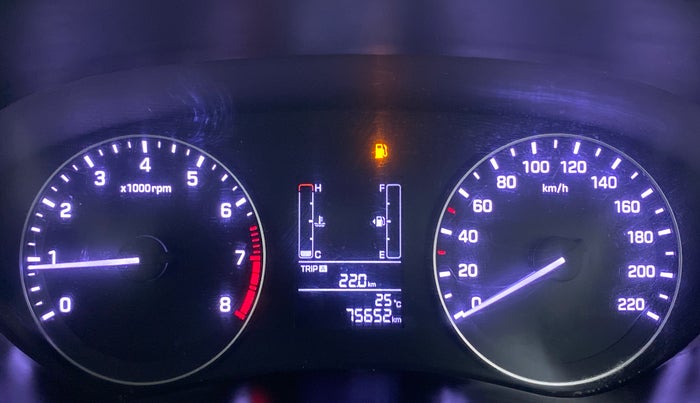 2015 Hyundai Elite i20 SPORTZ 1.2, Petrol, Manual, 75,706 km, Odometer Image