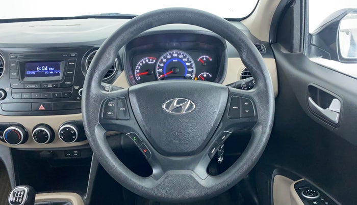 2016 Hyundai Grand i10 SPORTZ 1.2 KAPPA VTVT, Petrol, Manual, 28,360 km, Steering Wheel Close Up