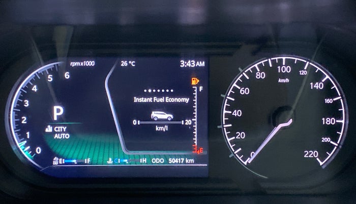 2021 Tata Safari XZA PLUS, Diesel, Automatic, 50,416 km, Odometer Image