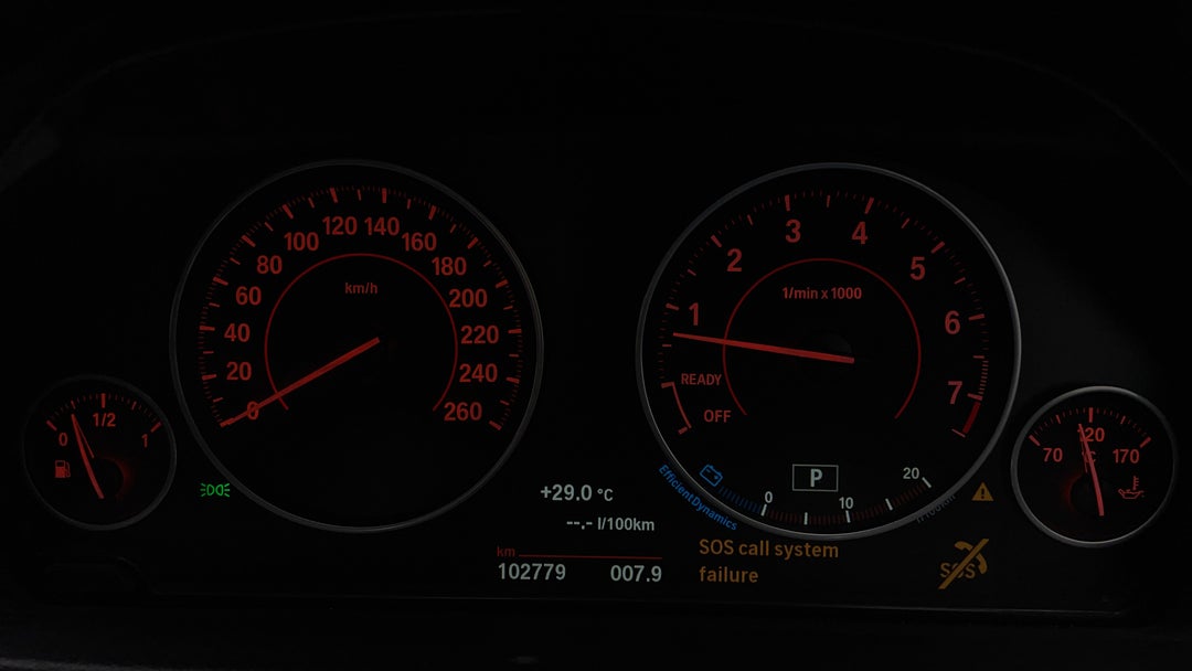 2015 BMW 3 30i M Sport, Automatic, 102779 km, Odometer View