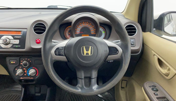2013 Honda Brio S MT, Petrol, Manual, 64,742 km, Steering Wheel Close Up