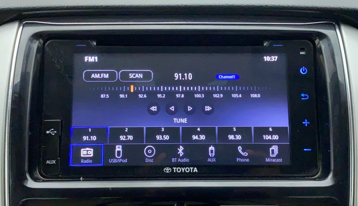 2018 Toyota YARIS G CVT, Petrol, Automatic, 70,840 km, Infotainment System