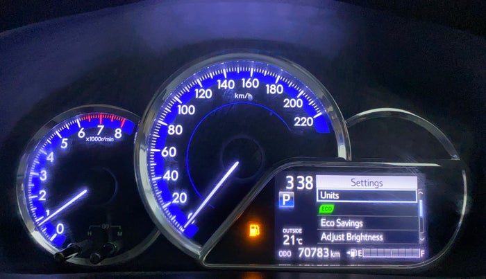 2018 Toyota YARIS G CVT, Petrol, Automatic, 70,840 km, Odometer Image