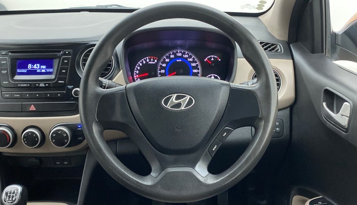 2014 Hyundai Grand i10 SPORTZ 1.2 KAPPA VTVT, Petrol, Manual, 69,318 km, Steering Wheel Close Up