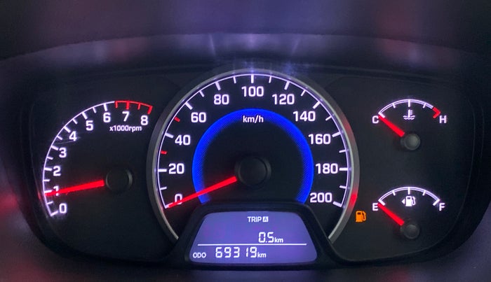2014 Hyundai Grand i10 SPORTZ 1.2 KAPPA VTVT, Petrol, Manual, 69,318 km, Odometer Image