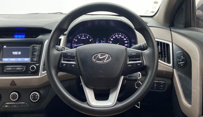 2018 Hyundai Creta 1.6 E + VTVT, Petrol, Manual, 39,813 km, Steering Wheel Close Up