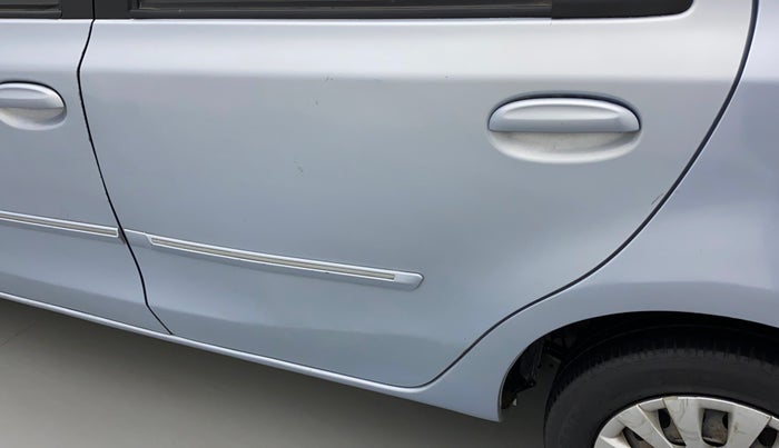 2012 Toyota Etios G, CNG, Manual, 72,593 km, Rear left door - Minor scratches