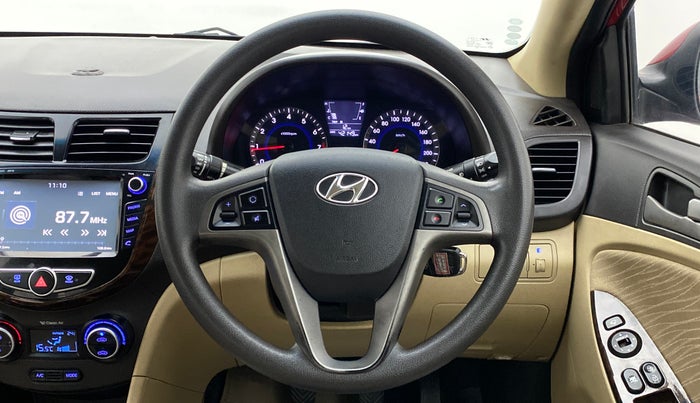 2016 Hyundai Verna FLUIDIC 1.6 SX VTVT, Petrol, Manual, 42,260 km, Steering Wheel Close Up