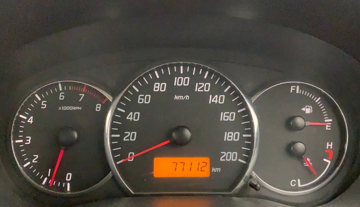 2010 Maruti Swift VXI, Petrol, Manual, 77,112 km, Odometer Image