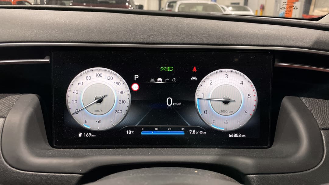 2021 Hyundai Tucson Highlander (AWD), Automatic, 66853 km, Odometer View