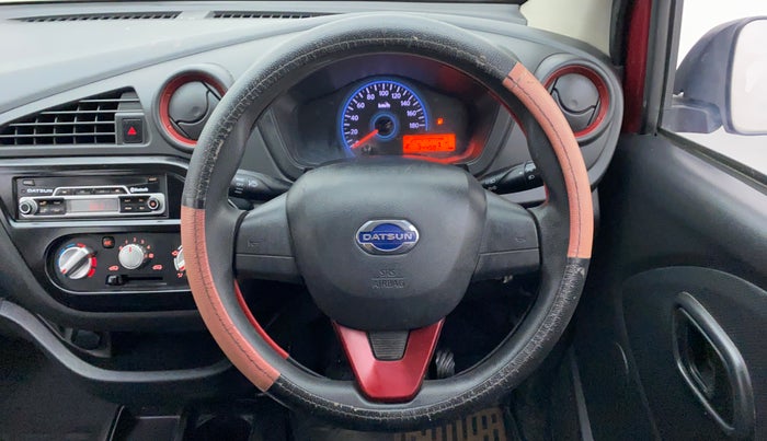 2017 Datsun Redi Go S, Petrol, Manual, 34,639 km, Steering Wheel Close Up